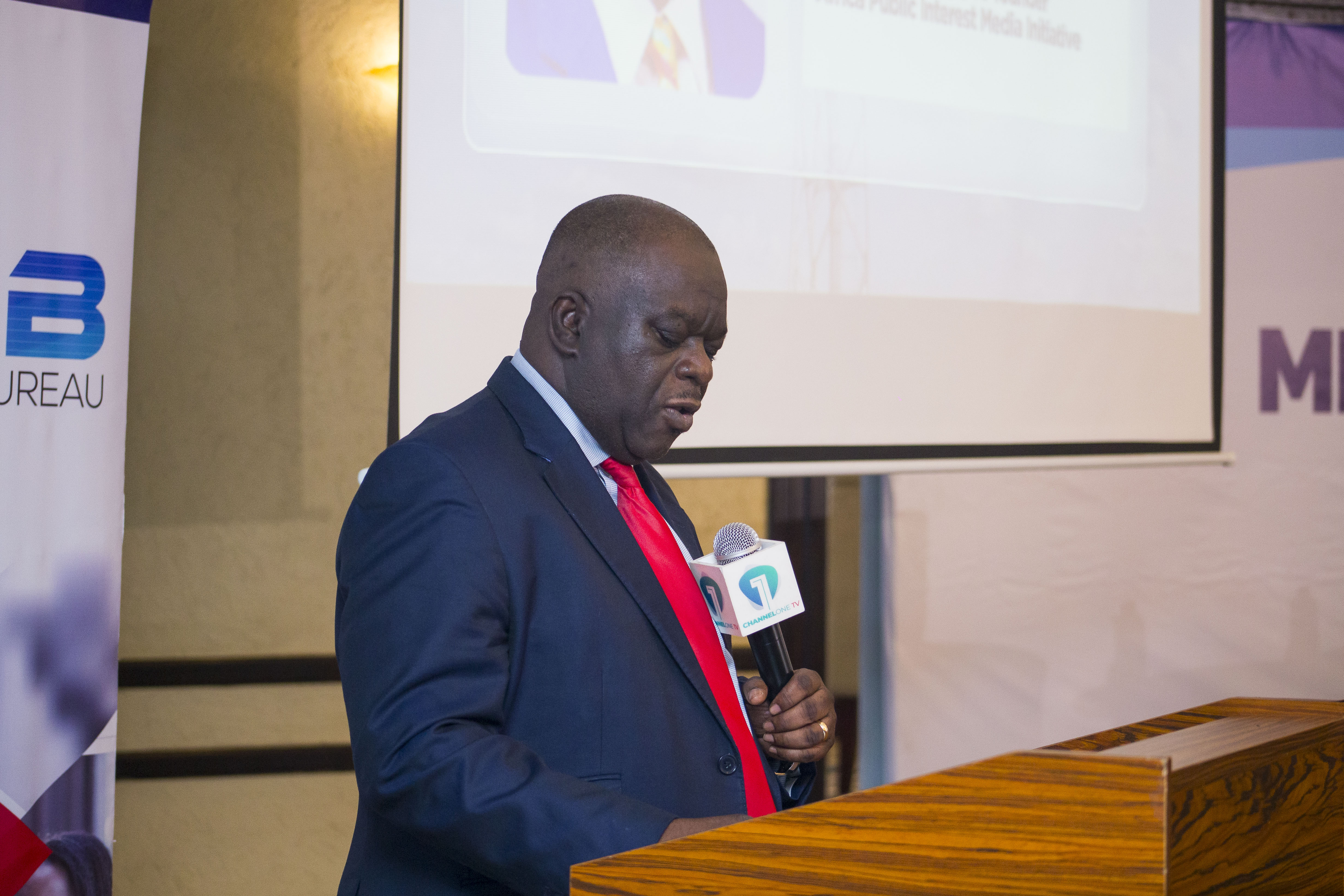 Mr. George Twumasi delivering the keynote