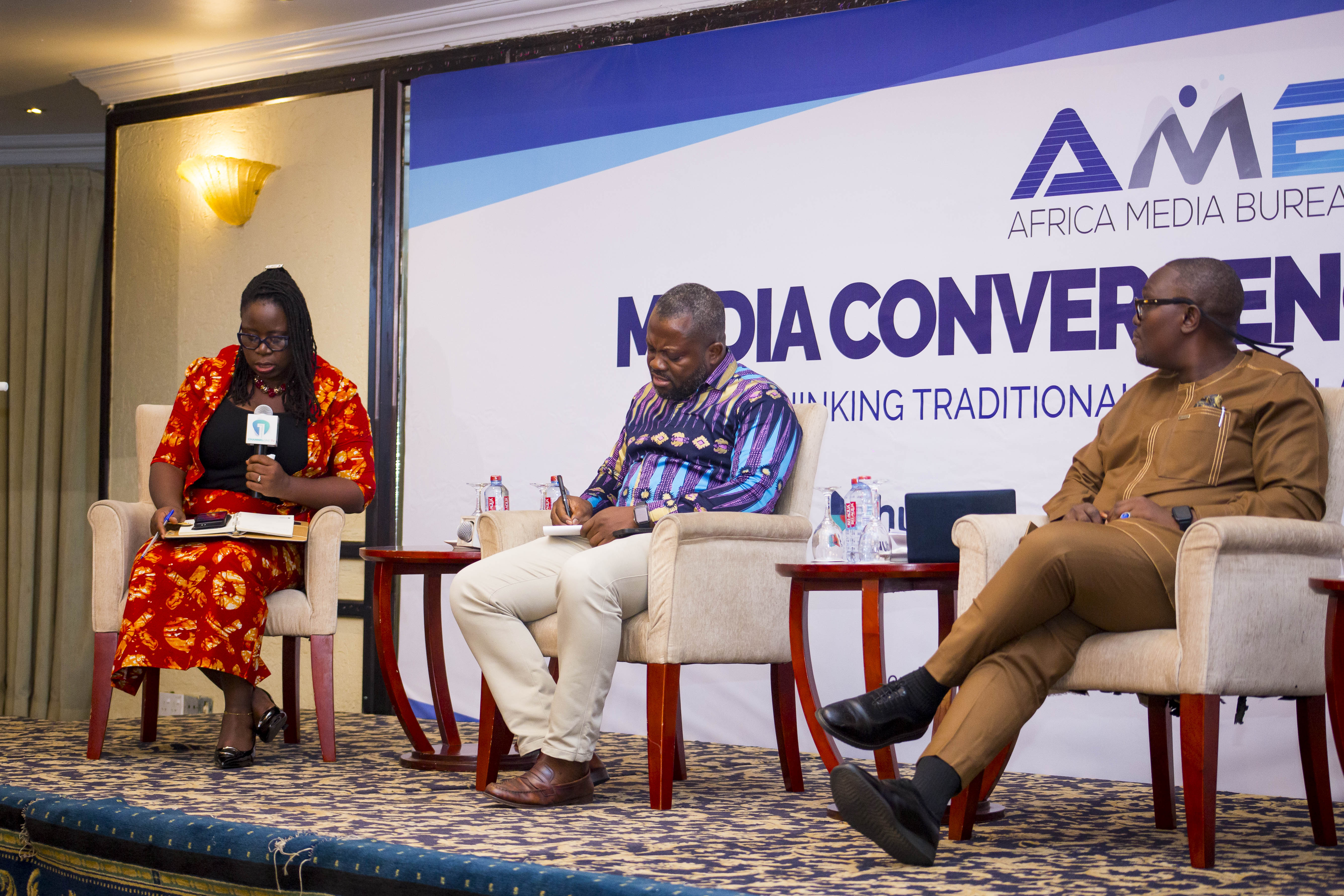 Prof. Yeboah-Banin speaking during the panel discussion 